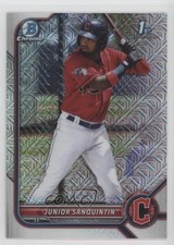 2022 Bowman Chrome Prospects Mega Box Mojo Refractor Junior Sanquintin 3pu