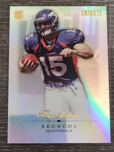 2010 Topps Tribute Tim Tebow #50 Rookie Denver Broncos RC