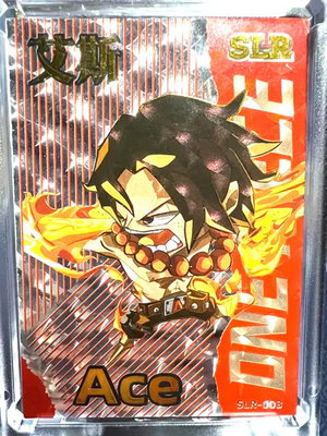 #ad #ad SERIALIZED CASE HIT ONE PIECE Ace Reverse Holo 091 488 #SLR 003 $45.00