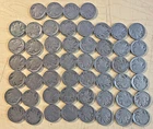 52 Assorted No Date Indian Head Buffalo Bagged Nickels.