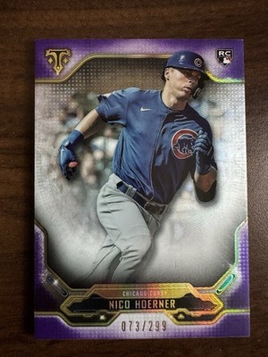 2020 Topps Triple Threads Nico Hoerner PURPLE #'d /299