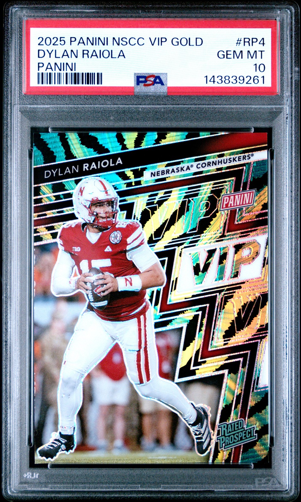 2025 Panini National Vip Gold Panini #RP4 Dylan Raiola PSA 10