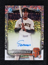 2025 Bowman Chrome Prospect Speckle Refractor /299 Josuar Gonzalez #CPA-JD Auto