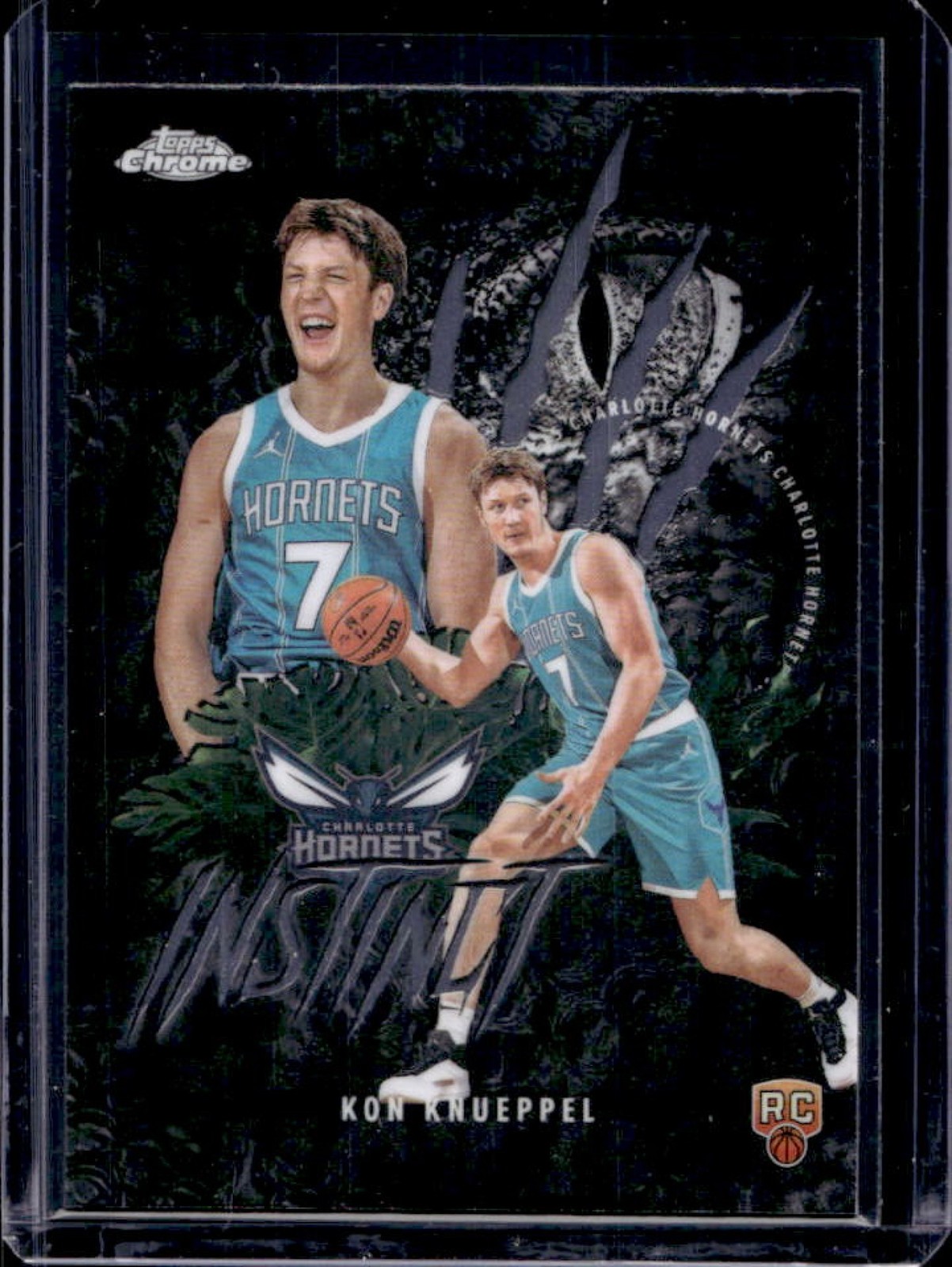 2025-26 Topps Chrome Kon Knueppel Instinct RC Rookie #INS-14 Hornets