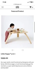 Little Hoppa 3 in 1 Wooden Play Gym/Jumper/Table)•Brand New Condition
