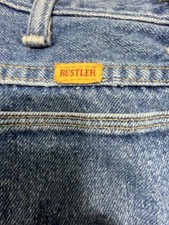 Vintage 70s Rustler Faded Denim Blue Jeans Si...