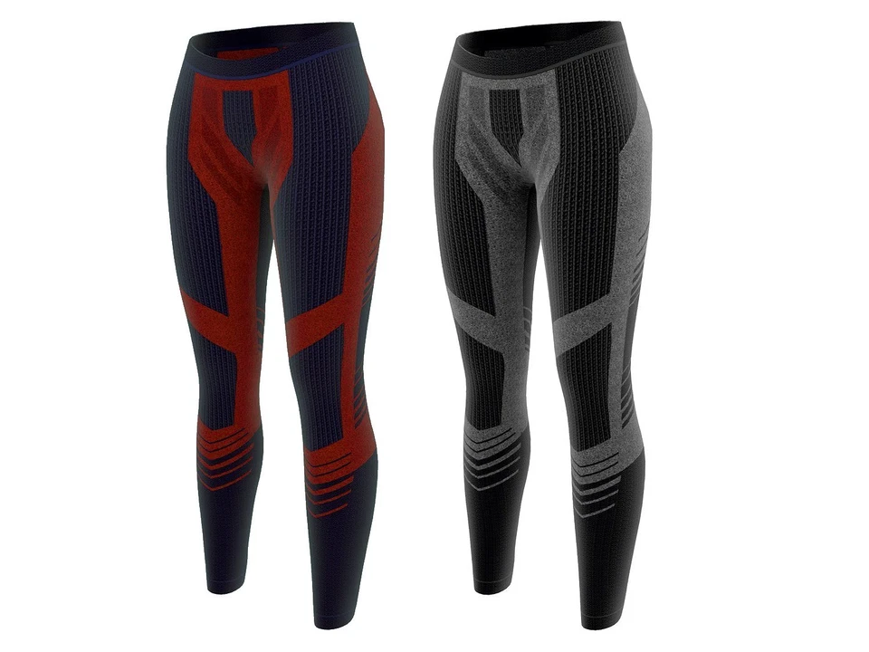 Crivit Pro Damen Seamless-Ski-Funktionsunterhose Sportwäsche Funktionshose