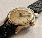 Vintage Omega Seamaster Automatic Gold Bezel 33mm – Original Dial Runs Perfect