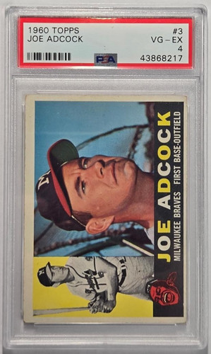 1960 Topps Joe Adcock #3 card