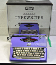 Royal Classic Typewriter (Purple 79119Q) FOR PARTS ONLY NO RETURNS (READ) thumbnail