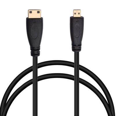 Micro HDMI auf Mini HDMI Kabel 1,5M  1080p AudioVideoSignalübertragung für Ka...