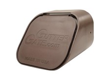 Downspout Adapter 3" H X 3" W X 4" L Brown Plastic Rectangular Brown
