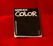 Game Boy Color system MANUAL ONLY clean
