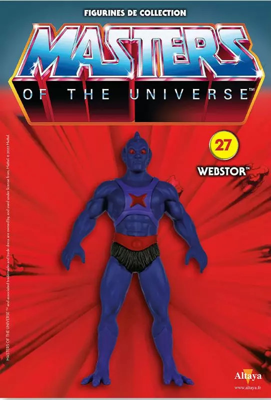 Statuette Webstor Altaya de collection N°27 Masters of the Universe, finition premium