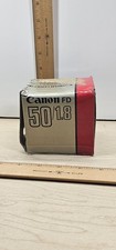 Canon FD 50mm 1:1.8 Lens With Box