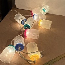 Mason Jar String Lights, Fées Lumières Blanc Chaud, Cordon Blanc. 3" chaque lumière