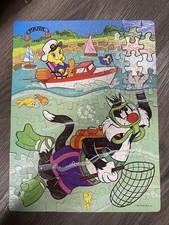 Vintage 1983 Sylvester Tweety Golden 99 Piece Jigsaw Puzzle Complete🔥🔥