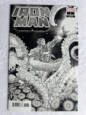 Iron Man #1 RB Silva One Per Store Launch Sketch Variant NM 2020 Cantwell Key