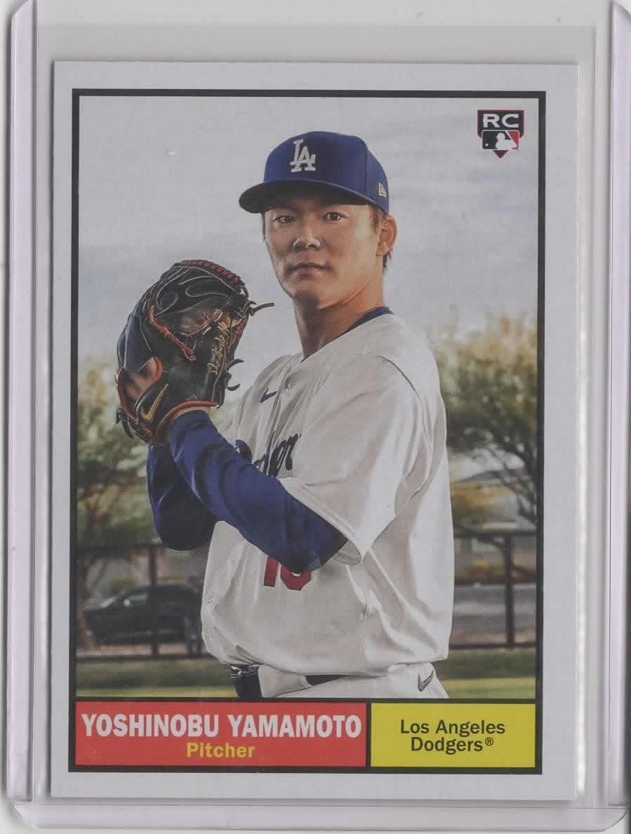 2024 Topps Archives #61 Yoshinobu Yamamoto RC