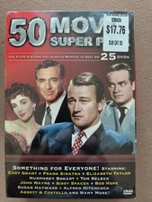 50 Movie Super Pack The Film & Stars You Always Wanted To See-25 DVDs UNOPENED