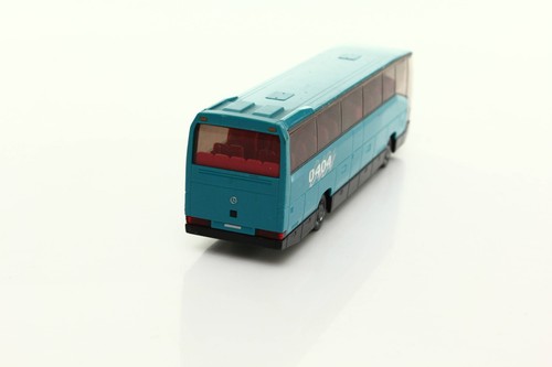 Wiking Plastik Modellauto Bus O 404 RHD Mercedes Benz 0404 Türkis/Schwarz 713 01 - Picture 4 of 5