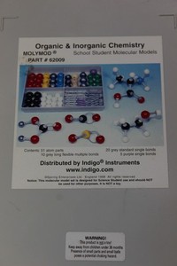 MOLYMOD ORGANIC & INORGANIC CHEMISTRY SCHOOL STUDENT MOLECULAR MODEL P/N 62009