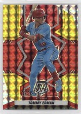 2022 Panini Mosaic Choice Fusion Red & Yellow Mosaic Prizm Tommy Edman #53 0l1