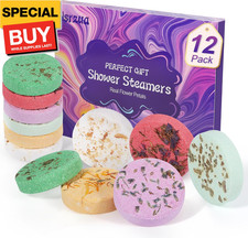Shower Steamers Aromatherapy Birthday Gifts for Women-12 Pack Mothers Day Gifts,