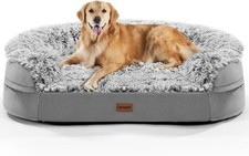 3.7 Inch Thickened Orthopedic Dog Beds Extra Large Dogs Supportive Dog Sofa Bed