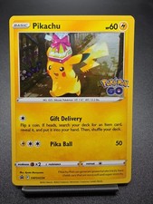 Pikachu SWSH234 Carta Pokémon Go Promo Stella Nera