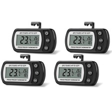 Digitales K&uuml;hlschrankthermometer 4 St&uuml;ck K&uuml;hlschrankthermometer e7444