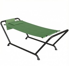 Hamac avec structure pour jardin camping résistant 150kg stable