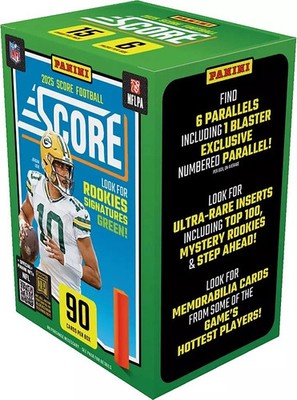 2025 Panini Score Football Cards.  Beautiful Cards that are fresh from pack!