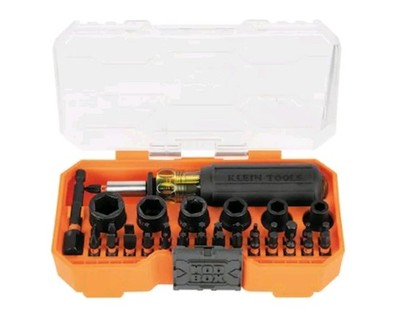 Klein Tools 33809 ProFlex Impact Screwdriver Bit and Socket Set, 38-Piece