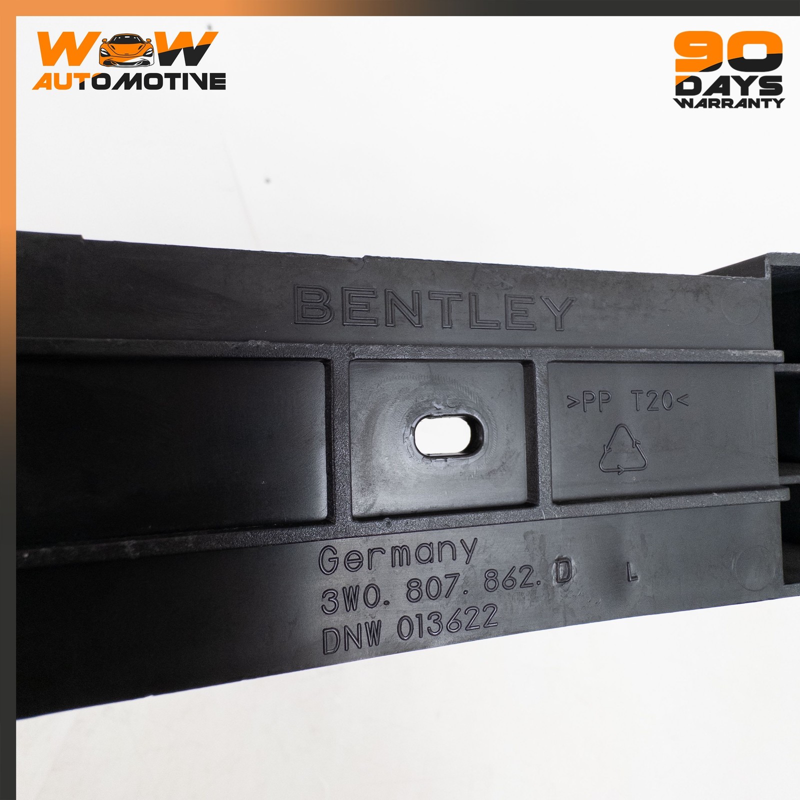 04-11 BENTLEY CONTINENTAL GT GTC REAR BUMPER SUPORT MOUNT BRACKET SET OEM