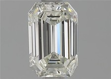 Natural Mined Diamond 0.90 Carat Cert. GIA Emerald Cut Loose J color VS1 clarity 3821.11 per carat