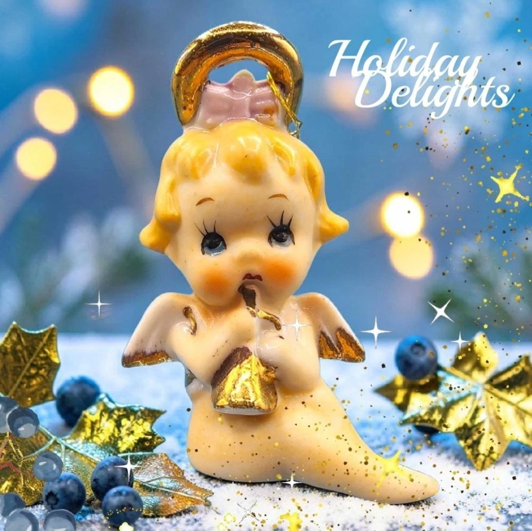 Porcelain Christmas Angels Collectible Holiday & Seasonal