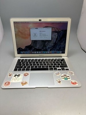 2015 Apple MacBook Air A1466 Intel i5 4GB RAM 120GB SSD OSX 10.10