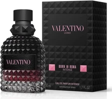 Born In Roma Valentino Uomo for Men 3.3 / 3.4 oz Eau De Parfum Spray with free s