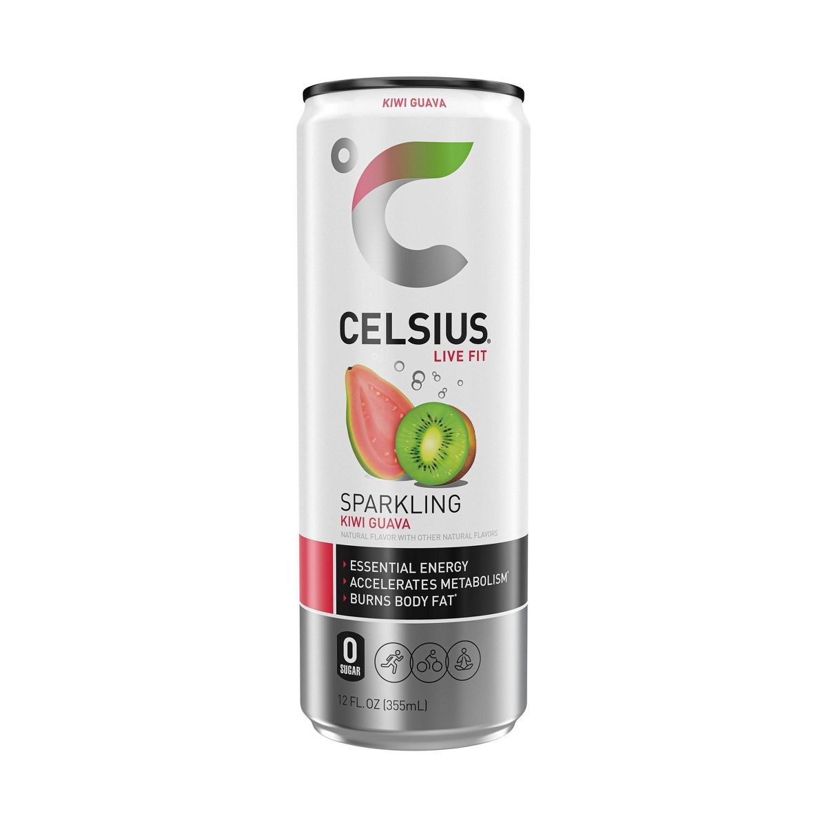 CELSIUS&reg; 12 fl. oz. Sparkling Kiwi Guava Functional Energy 
