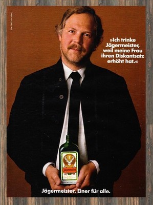Jägermeister #2863 - Reklame Werbeanzeige Original-Werbung 1985