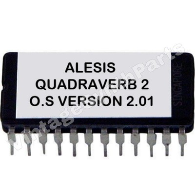 ALEIS QUADRAVERB 2 Firmware Upgrade 2.01 EPROM FX Chip QV 2