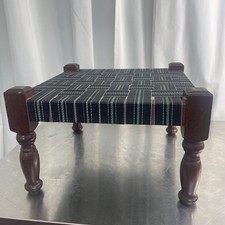 Vintage Foot Rest Footstool 1970s 40x40x26cm