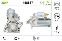 Valeo 458887 Starter FüR Dacia Renault