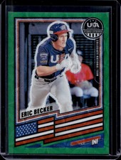 2026 Panini Stars and Stripes Prizm Eric Becker Green Scope #/99