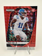 2025 Panini Prizm Draft Picks - Chris Paul Jr. #2 Red Finite Prizm /125 (RC)