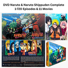 Naruto  Naruto Shippuden Complete DVD 1-720 Episodes  11 Movies English Dub 