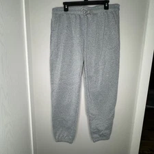 Real Essentials Gray Jogger Sweatpants | Size 2XL Men’s Drawstring Waist Pocket