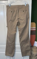 G.H. Bass  Co Pants Men 34x34 Beige Kaki Straight Leg