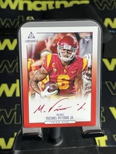 2020 PANINI LUMINANCE MICHAEL PITTMAN YEAR ONE RED INK AUTO SSP RC!